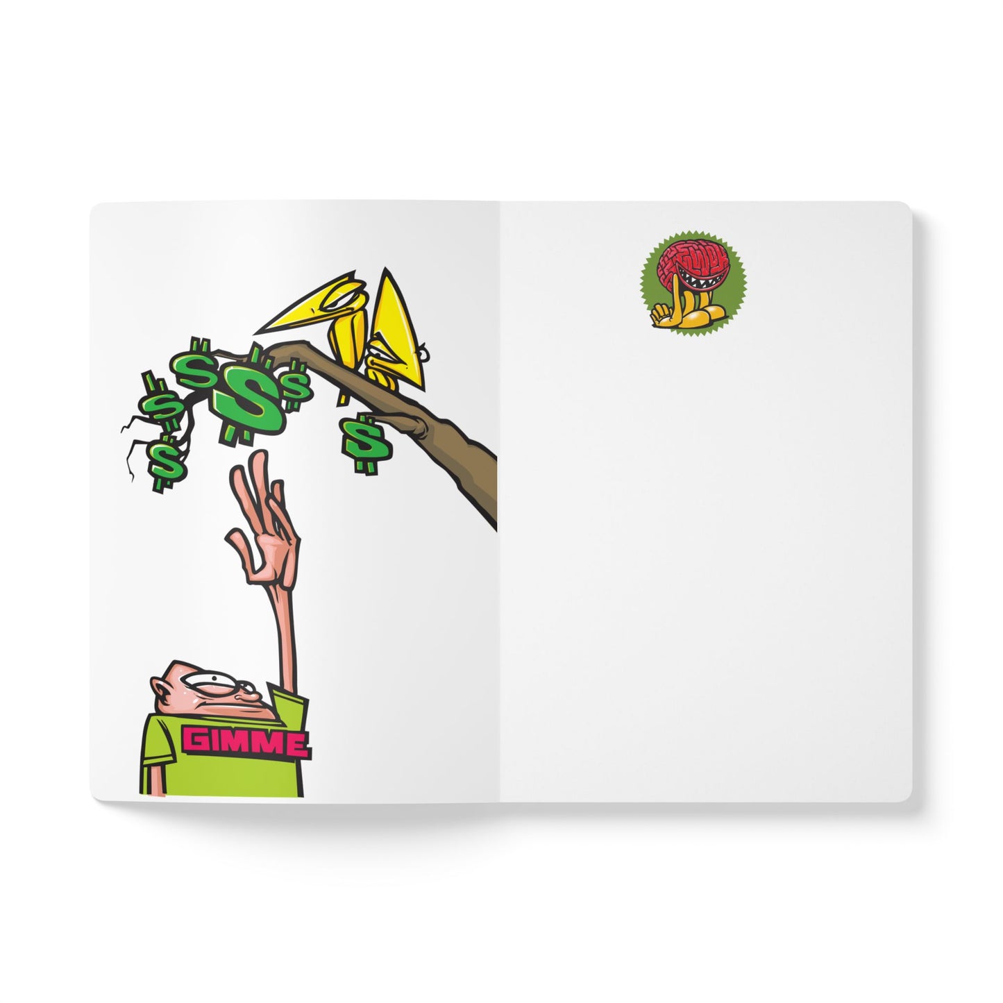 Top Of The Food Chain Softcover Notebook