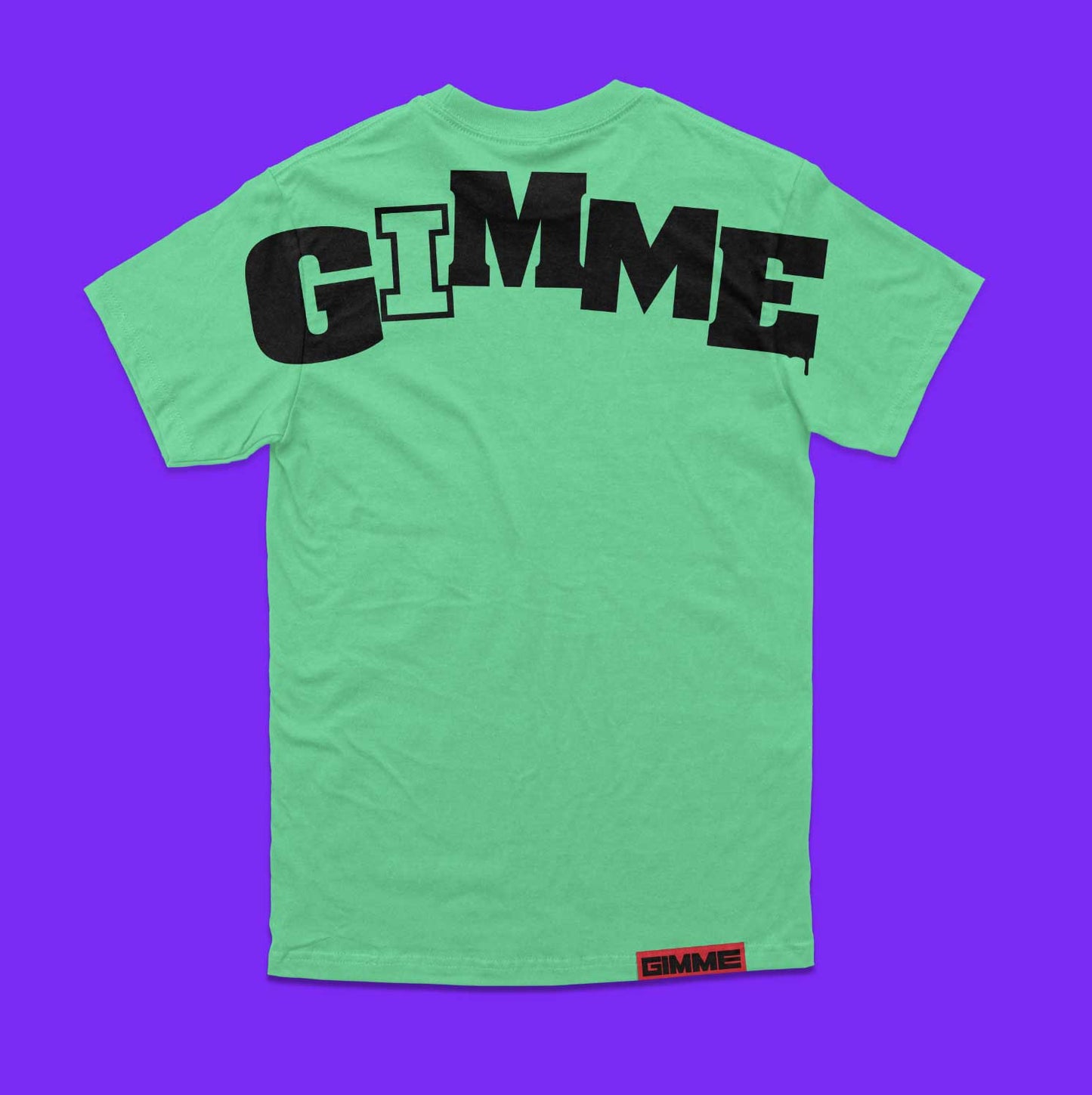Back On Top Logo Tee Neon Green