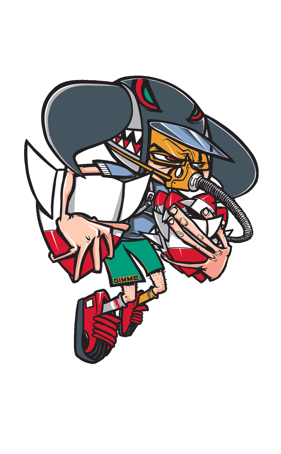 The Sky is Falling Tee Glacier Blue