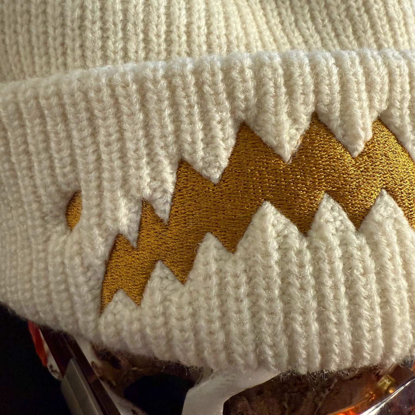 The Fisherman Grin beanie Tan