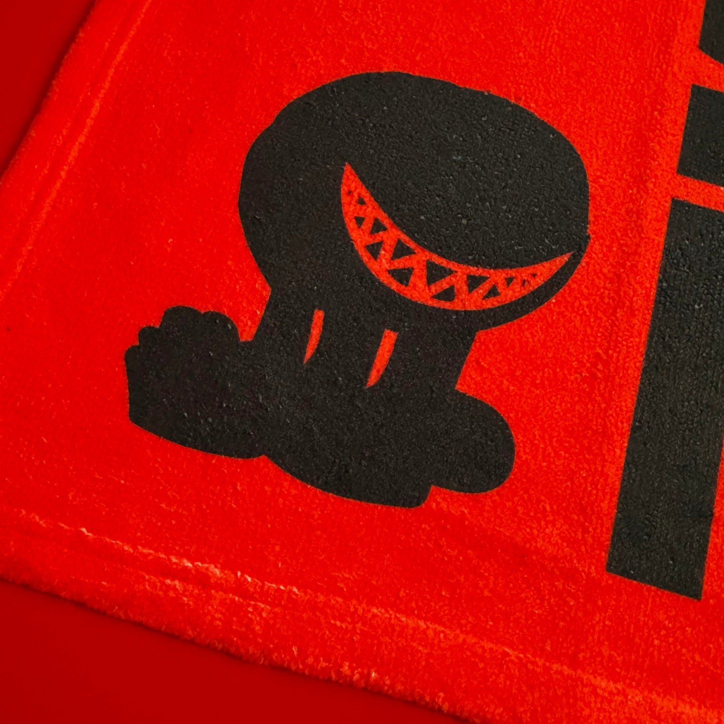 Gym Towel Red and Black