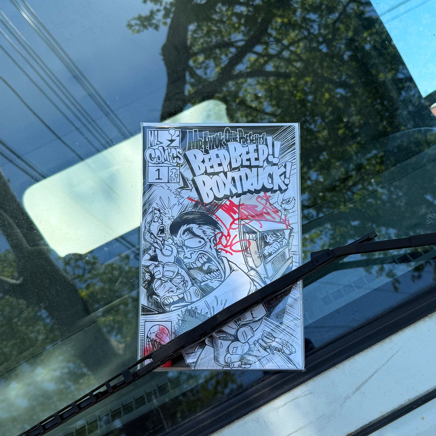 BEEP BEEP BOXTRUCK "B&W Easter Egg Edition" SIGNED