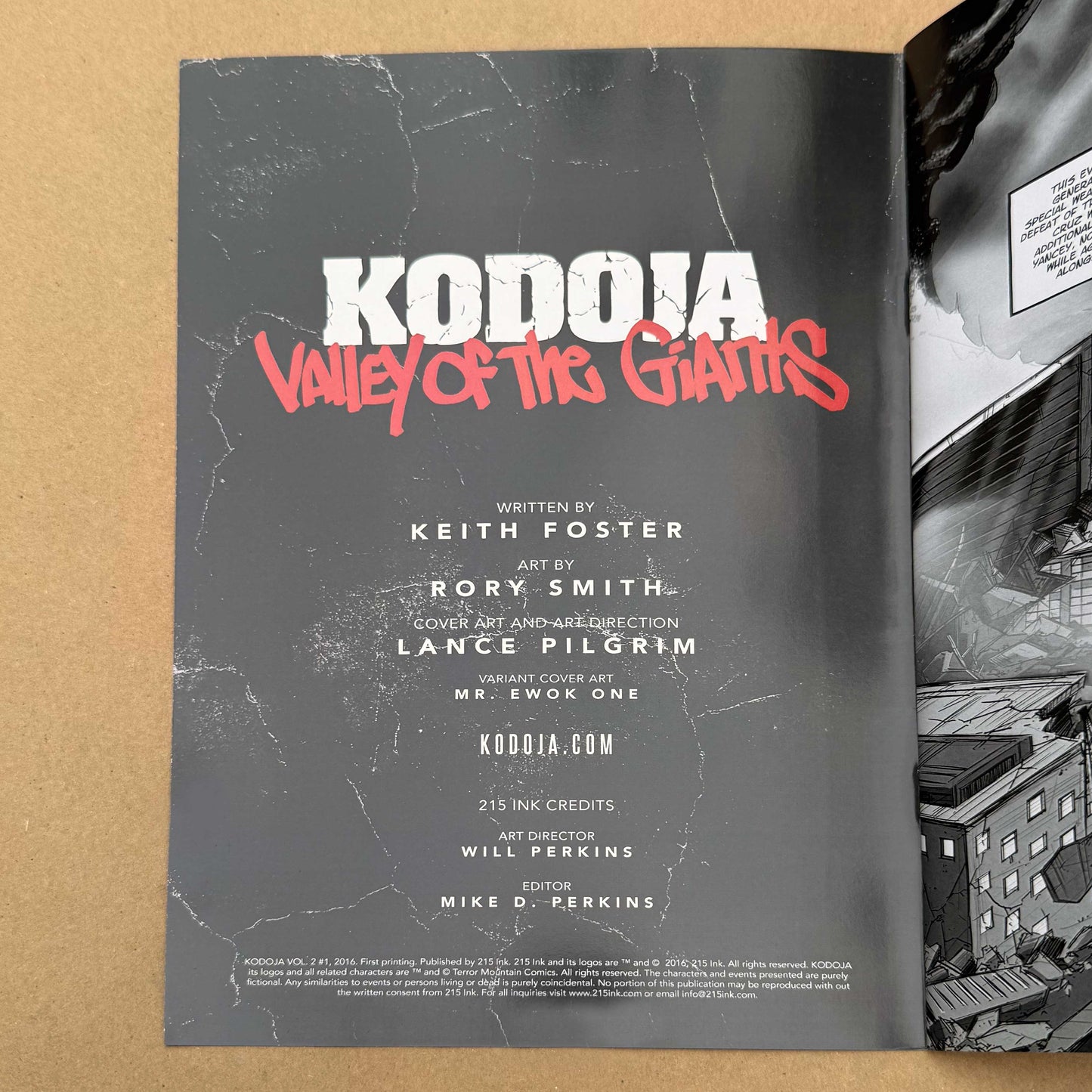 KODOJA Kaiju. Mr Ewok One Variant Cover