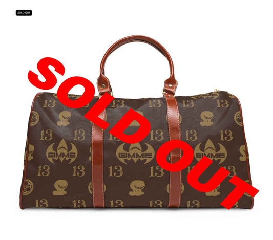 Waterproof Brown travel bag