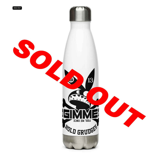 Hold Grudges Stainless steel water bottle